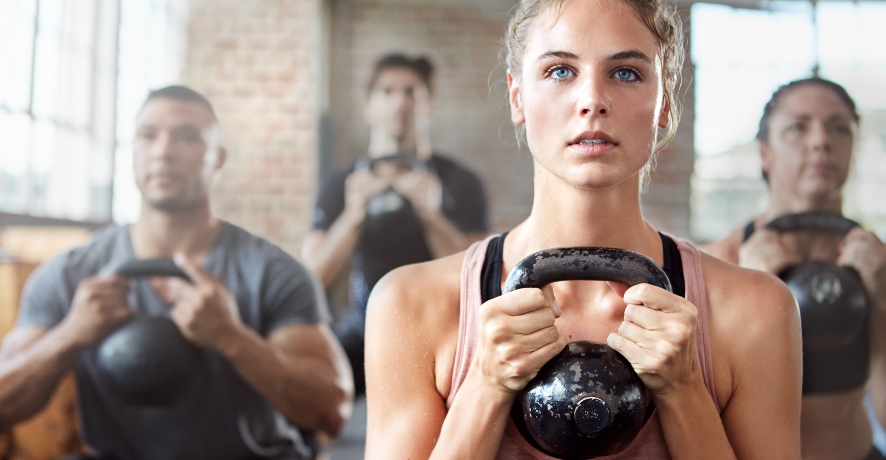 Holmes Place cross training class