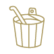 Holmes Place | sauna backet icon